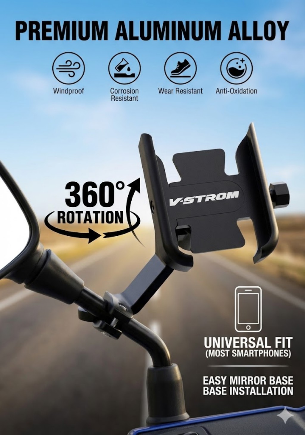 Quality Phone Accessories - Motorcycle Phone Holder Accessories For VSTROM