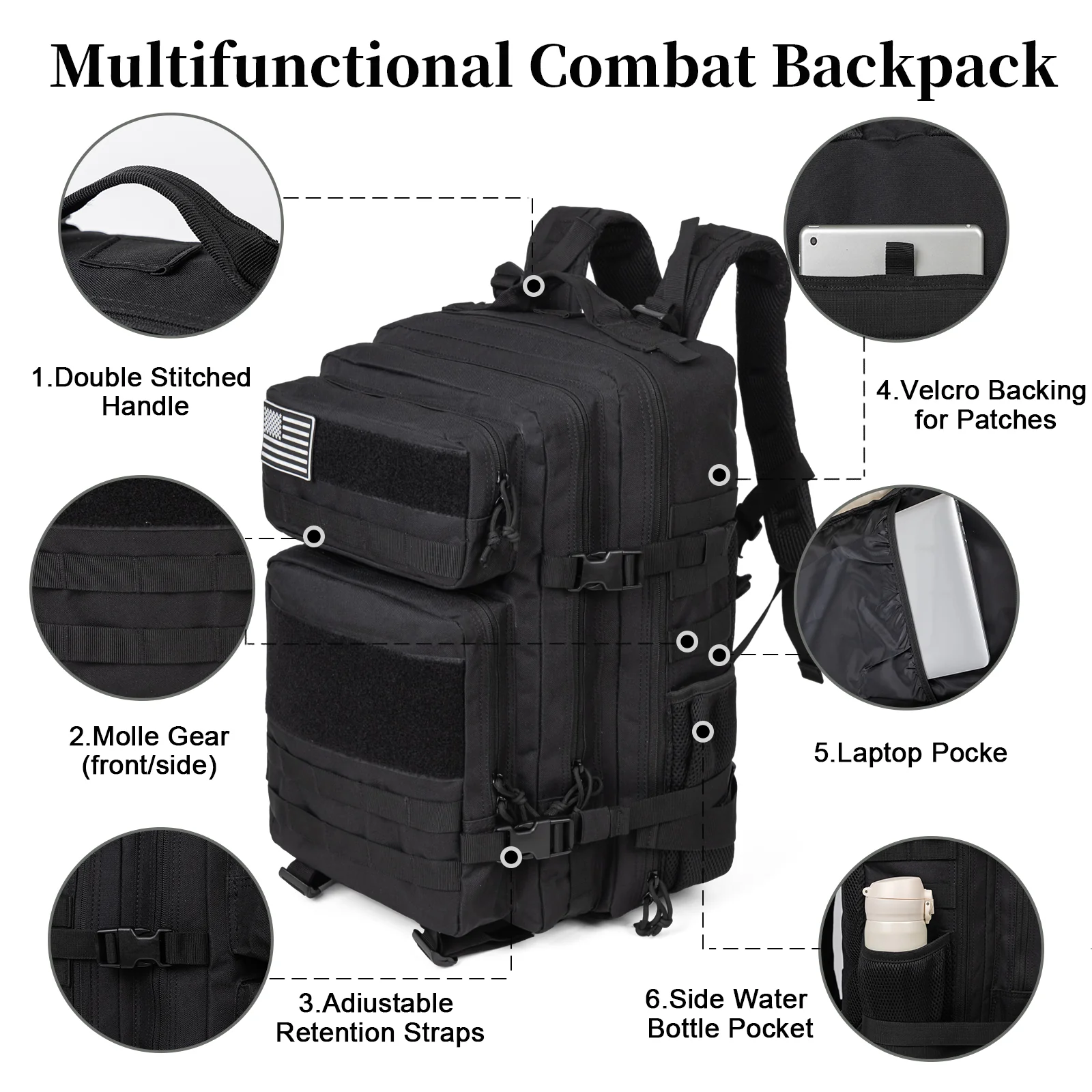 60L Army Military Tactical Bac - đánh giá và giá Phone Accessories Men