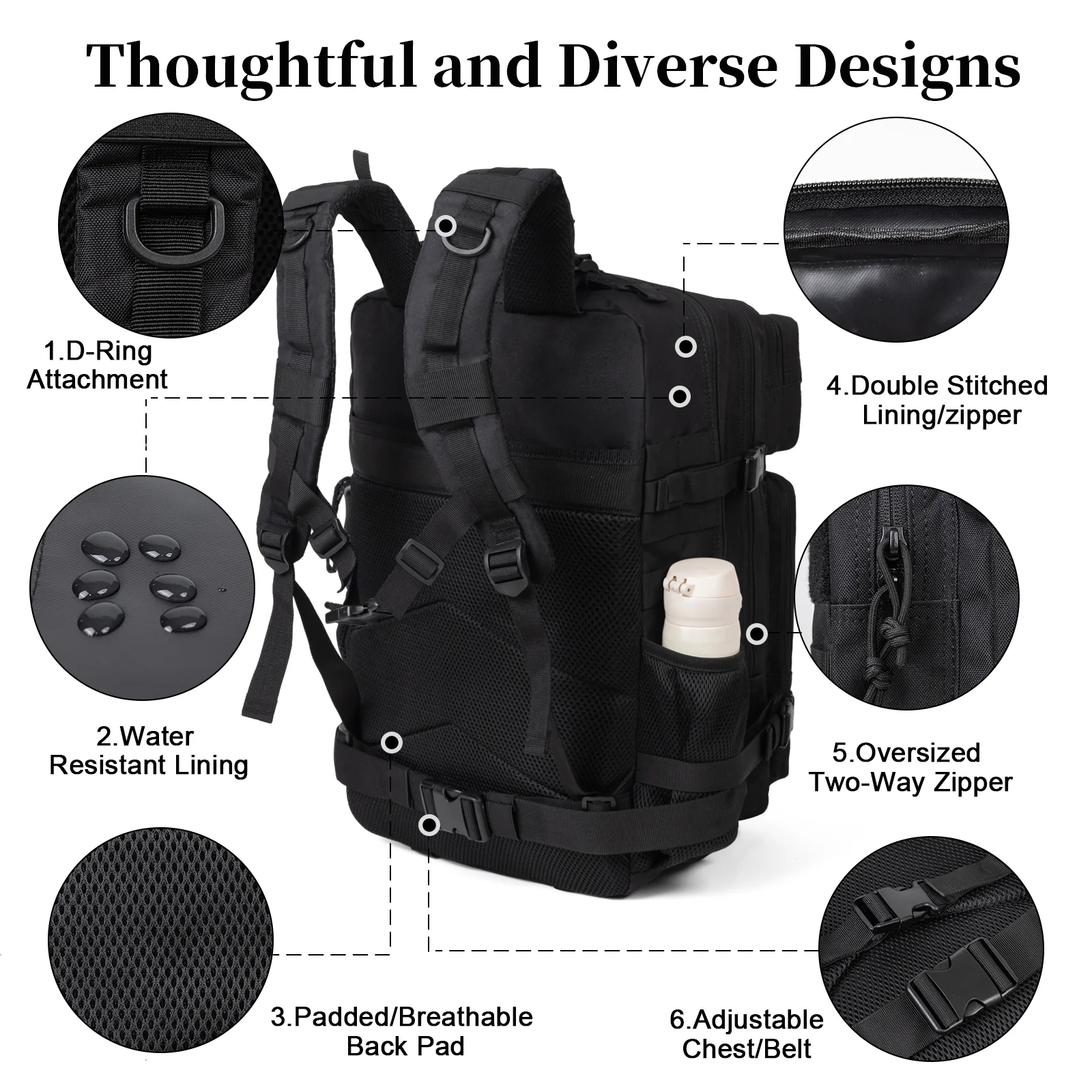 60L Army Military Tactical Bac - đánh giá và giá Phone Accessories Men