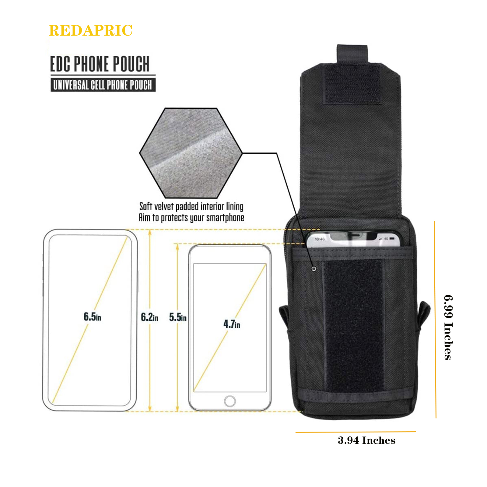 Tactical Molle Pouch Waist Bag - đánh giá và giá Phone Accessories Men