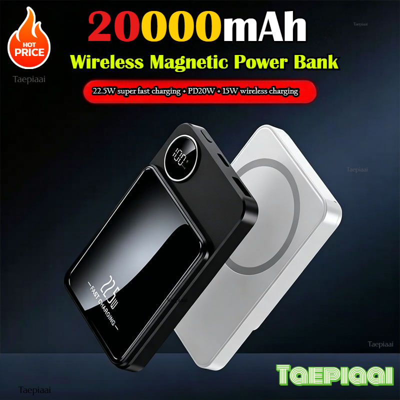 20000mAh Magnetic Powerbank Ma - đánh giá và giá Portable Charger 20000Mah