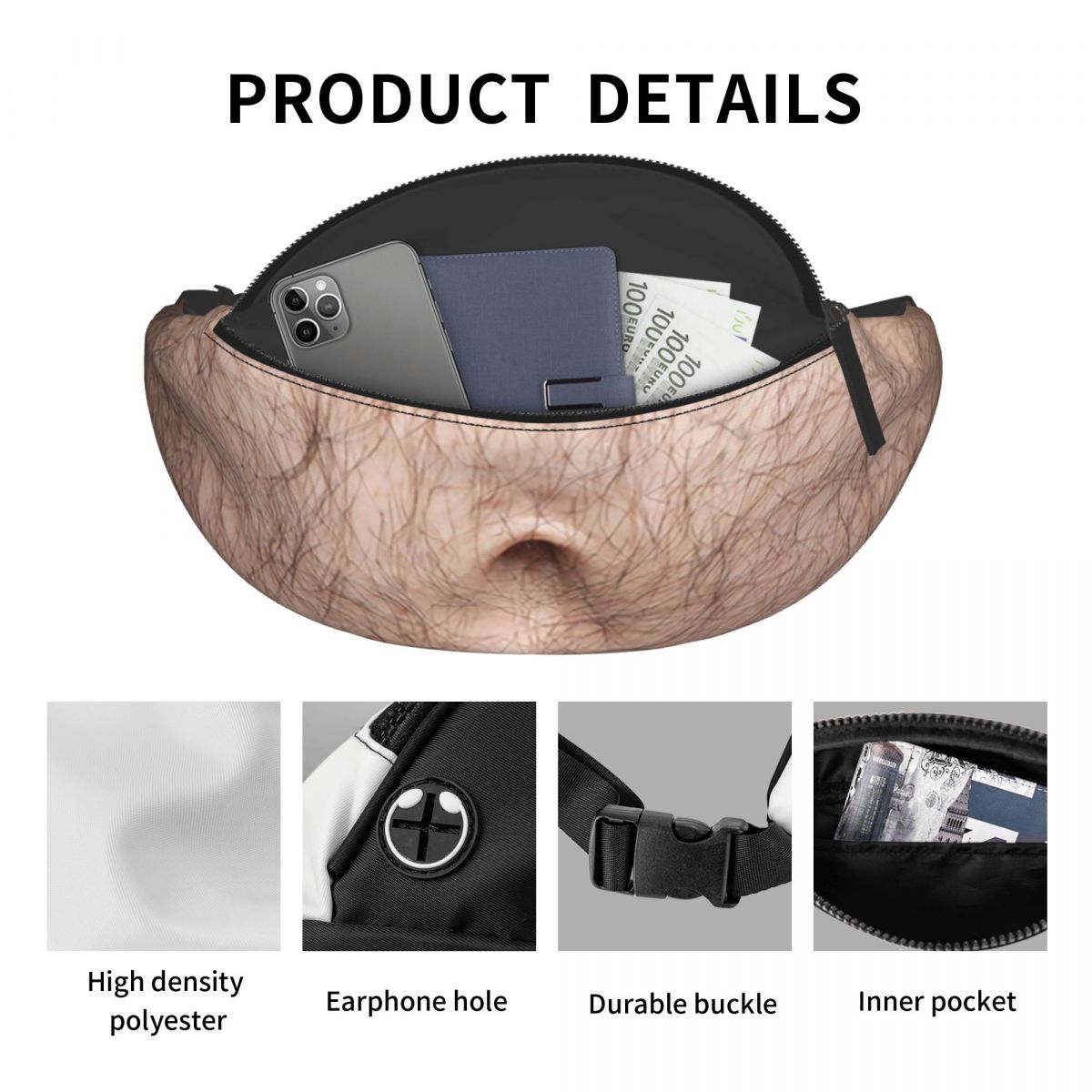 Beer Fat Belly Fanny Pack Men  - đánh giá và giá Phone Accessories Men
