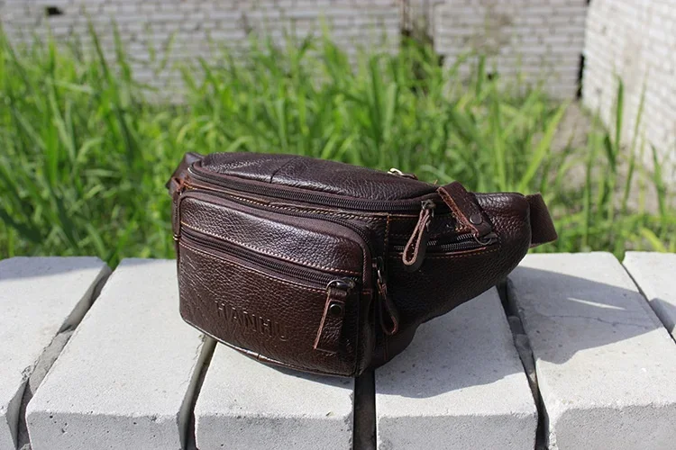 Genuine Cowhide Leather Waist  - đánh giá và giá Phone Accessories Men