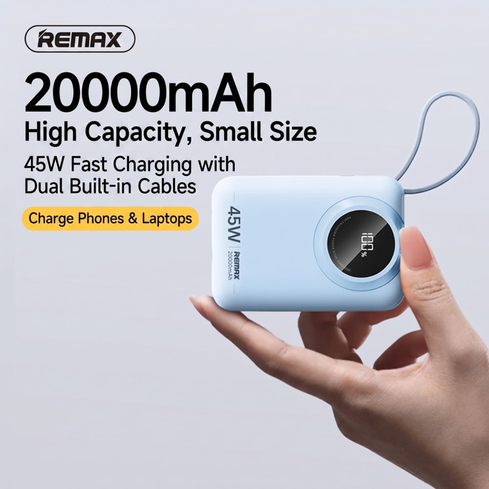 Remax 20000mAh Mini Power Bank - đánh giá và giá Portable Charger 20000Mah
