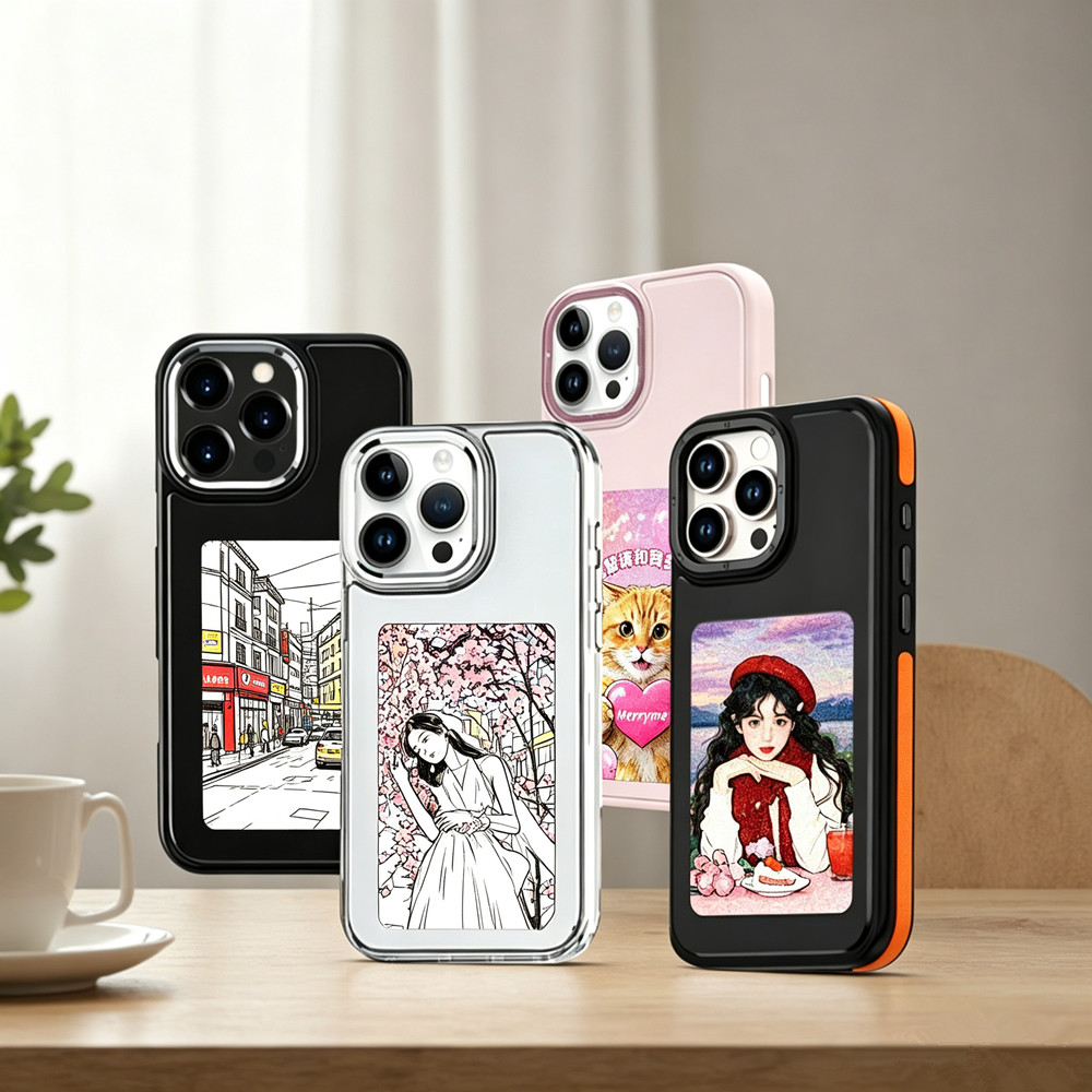 DIY E-Ink Screen Phone Case NF - đánh giá và giá Phone Accessories And Gadget
