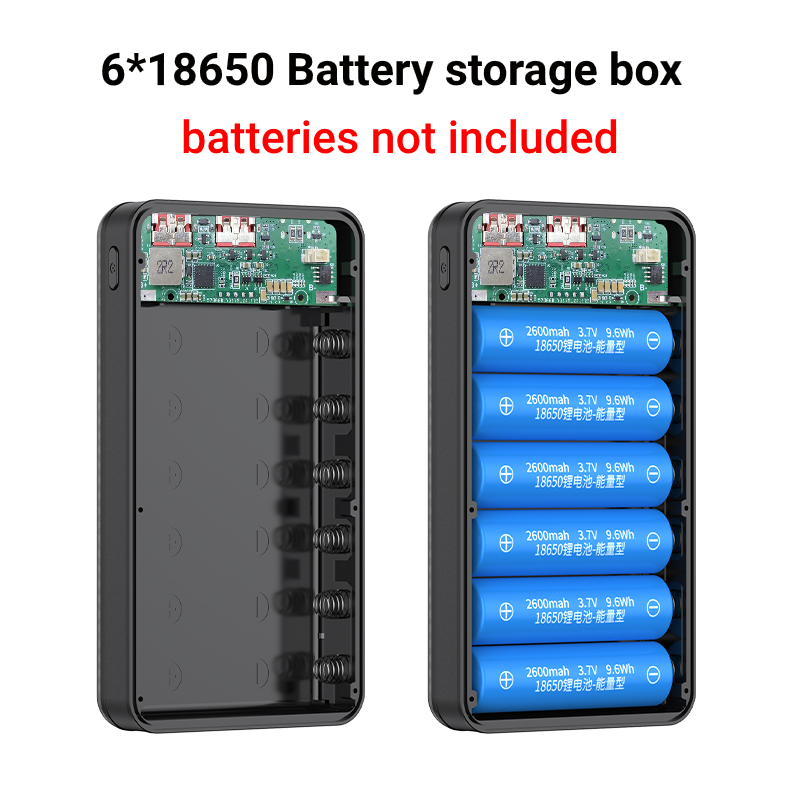 10W 6*18650 Power Bank Battery - đánh giá và giá Portable Charger 20000Mah
