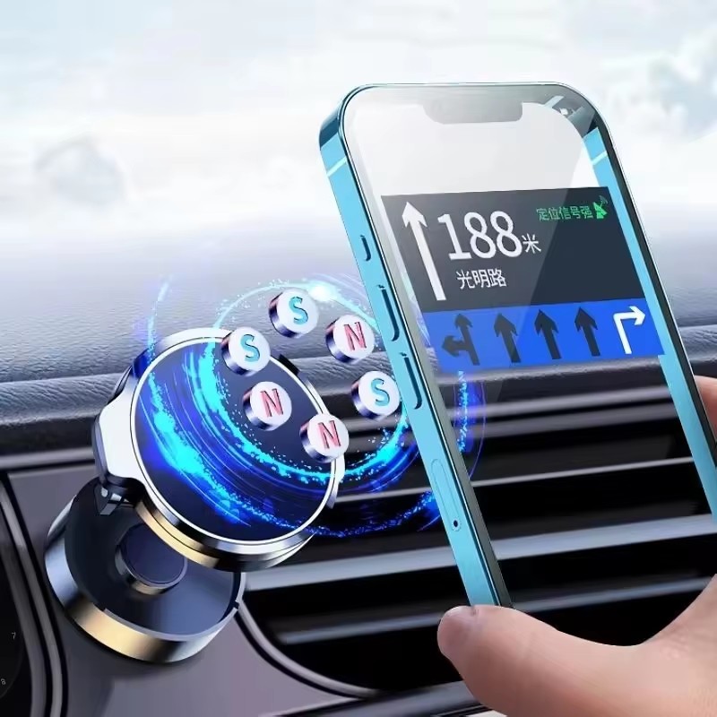 Round Folding Magnetic Car Hol - đánh giá và giá Phone Accessories And Gadget